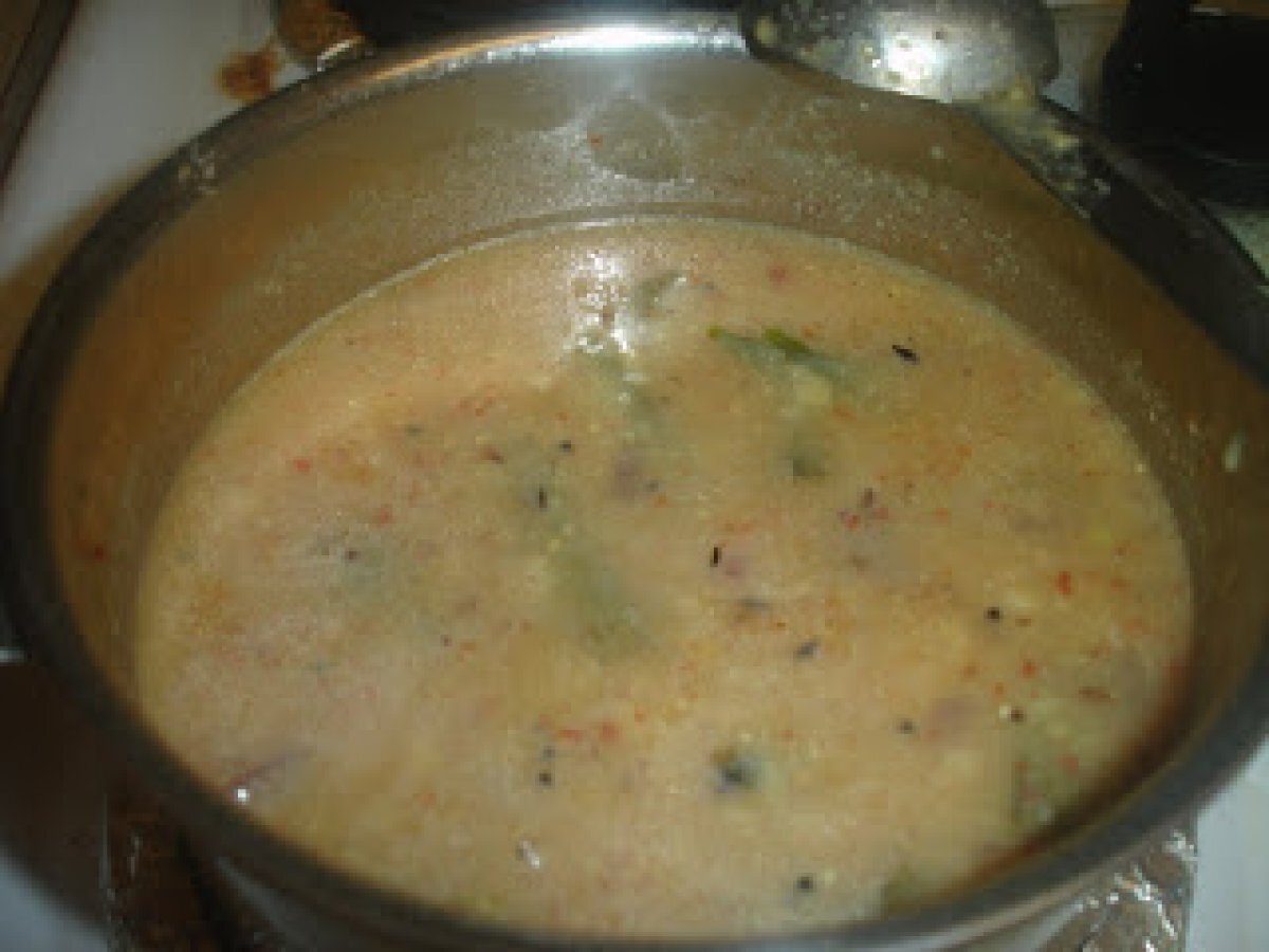 Mulakkaya pappu kattu(Drumstick masala dal)