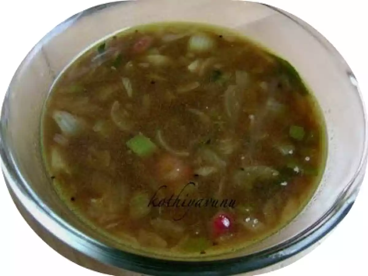 Mulaku Varutha Puli/Onions & Green Chillies in Tamarind Sauce - Kerela - Palakkad Style - photo 2