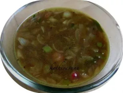 Mulaku Varutha Puli/Onions & Green Chillies in Tamarind Sauce - Kerela - Palakkad Style, photo 2