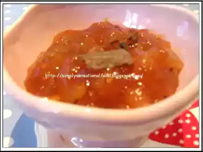 Murrbo recipe (sweet mango chutney/jam)