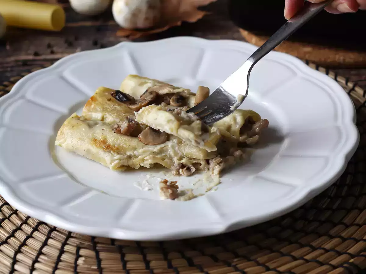 Mushroom and Sausage Cannelloni: a Rich, Flavorful First Course - photo 7