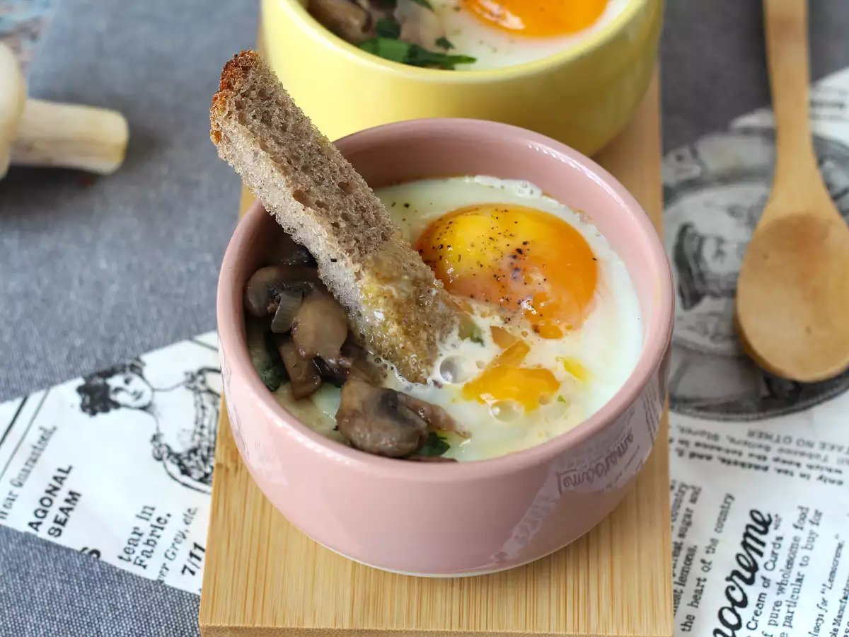 Mushroom baked eggs: a quick and ultra-comforting recipe! - photo 2