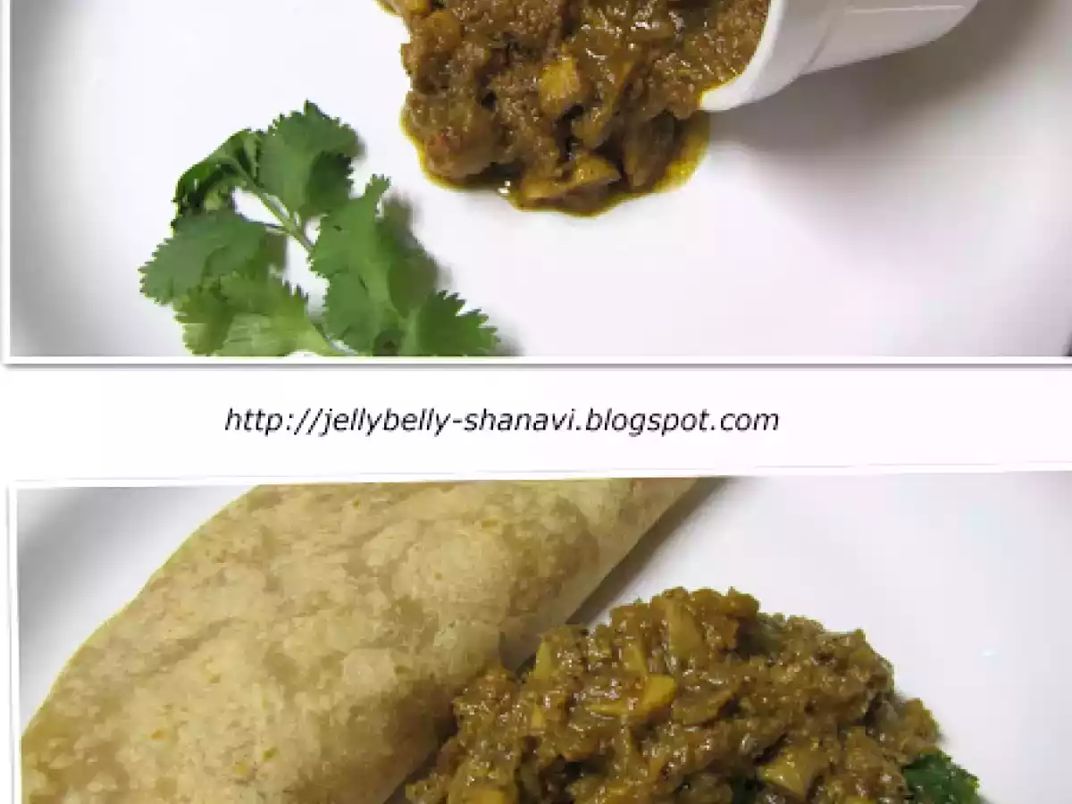 Mushroom ghee roast with an exception of ghee ...