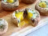 Mushrooms with quail eggs, photo 3