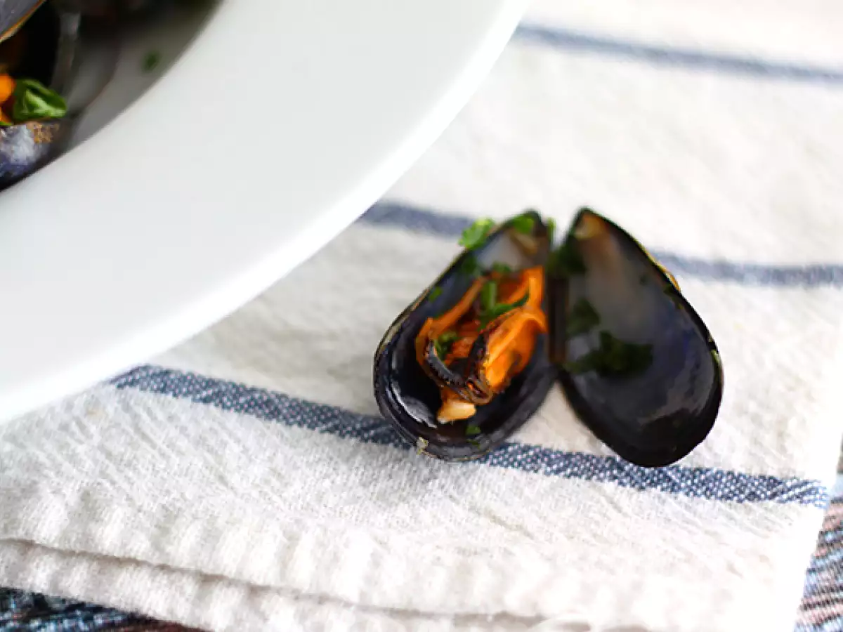 Mussels marinière, a simple and delicious recipe - photo 3