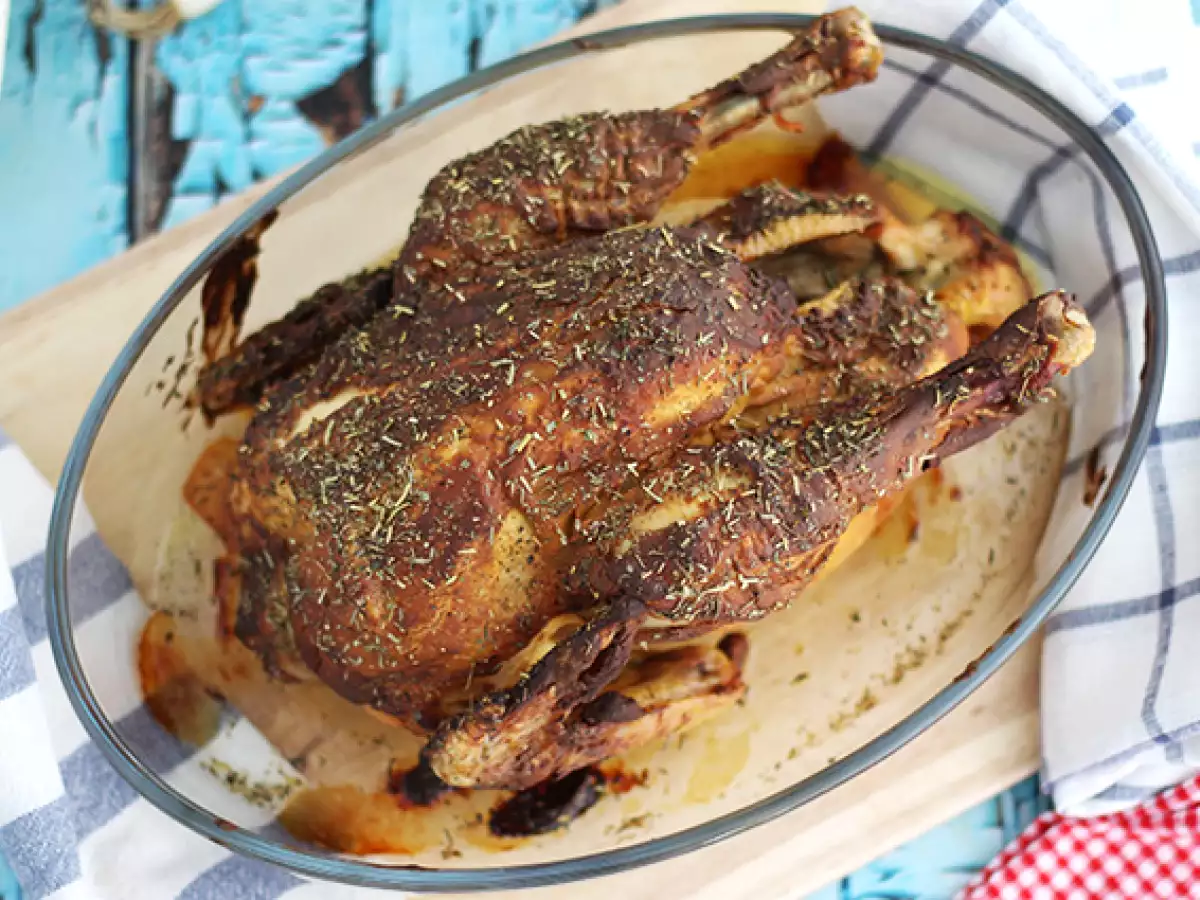 Mustard and herbes de Provence-crusted chicken - photo 2