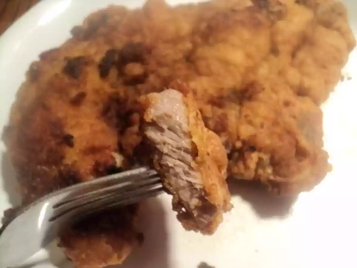 Mustard Rubbed Fried Pork Chops - photo 2