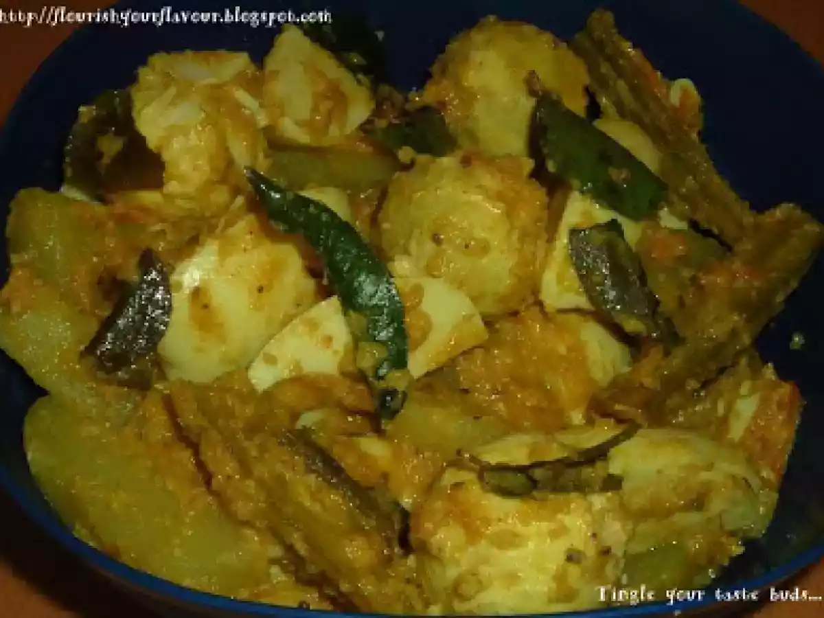 Mutta avial (Kerala egg delicacy)