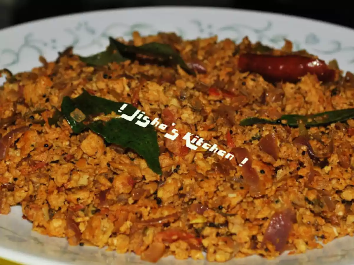 Mutta(Egg) Thoran @ Jisha's Kitchen