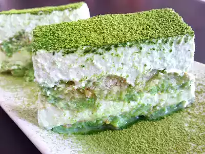 My 1st matcha tiramisu recipe