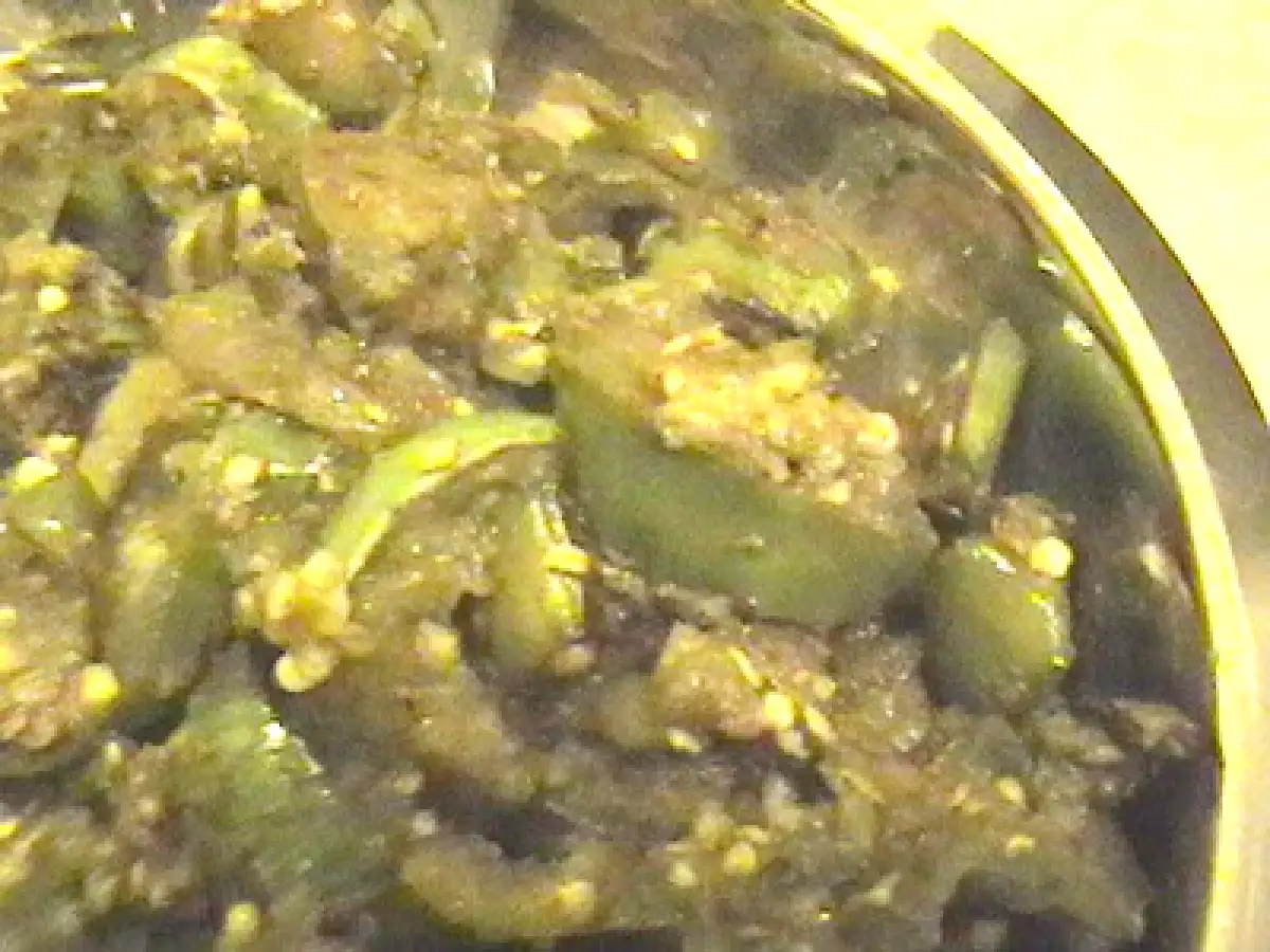 Mysore Badnekai - Kothambari Palya/Green Eggplant-Coriander Palya - photo 2