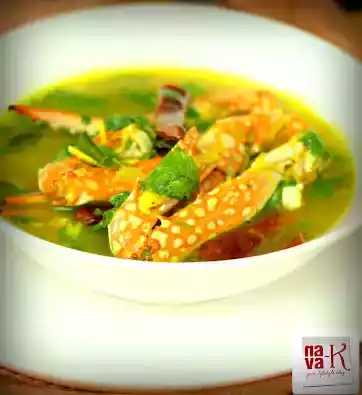 Nandu rasam (crab legs pepper soup)