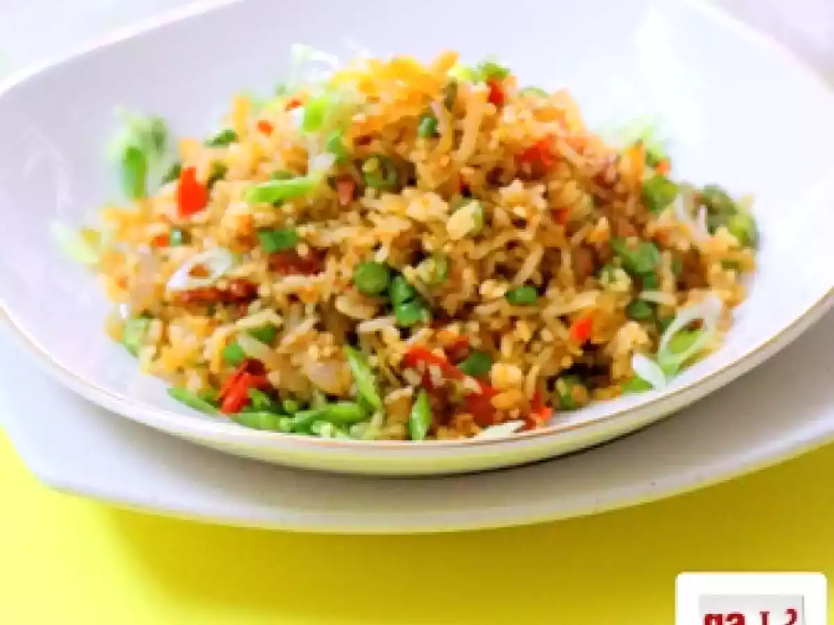 Nasi Goreng Belacan Ikan Bilis (Shrimp Paste Anchovies Fried Rice)
