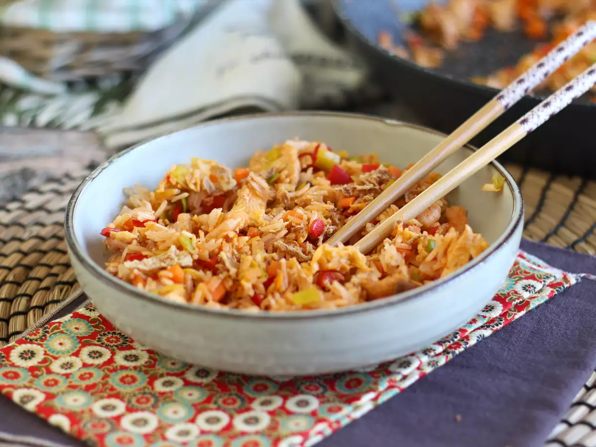 Nasi goreng, the Indonesian rice dish
