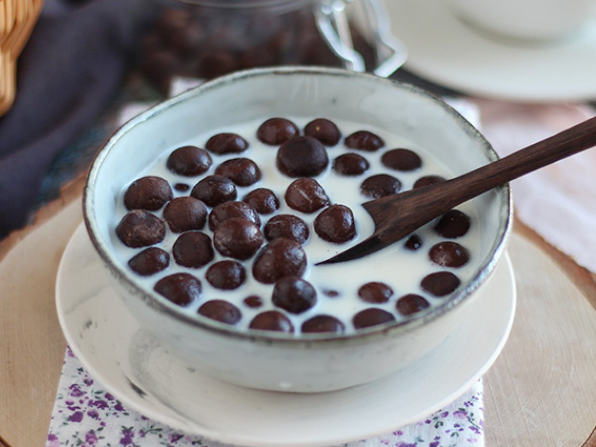 Nesquik chocolate balls copycat