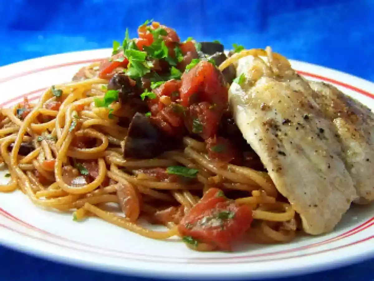 New Weight Watchers Plan: Spaghetti alla Puttanesca with Chicken