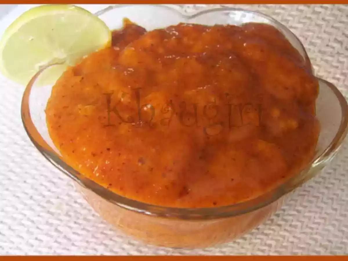 Nimbe hannu Chutney (Lemon chutney)