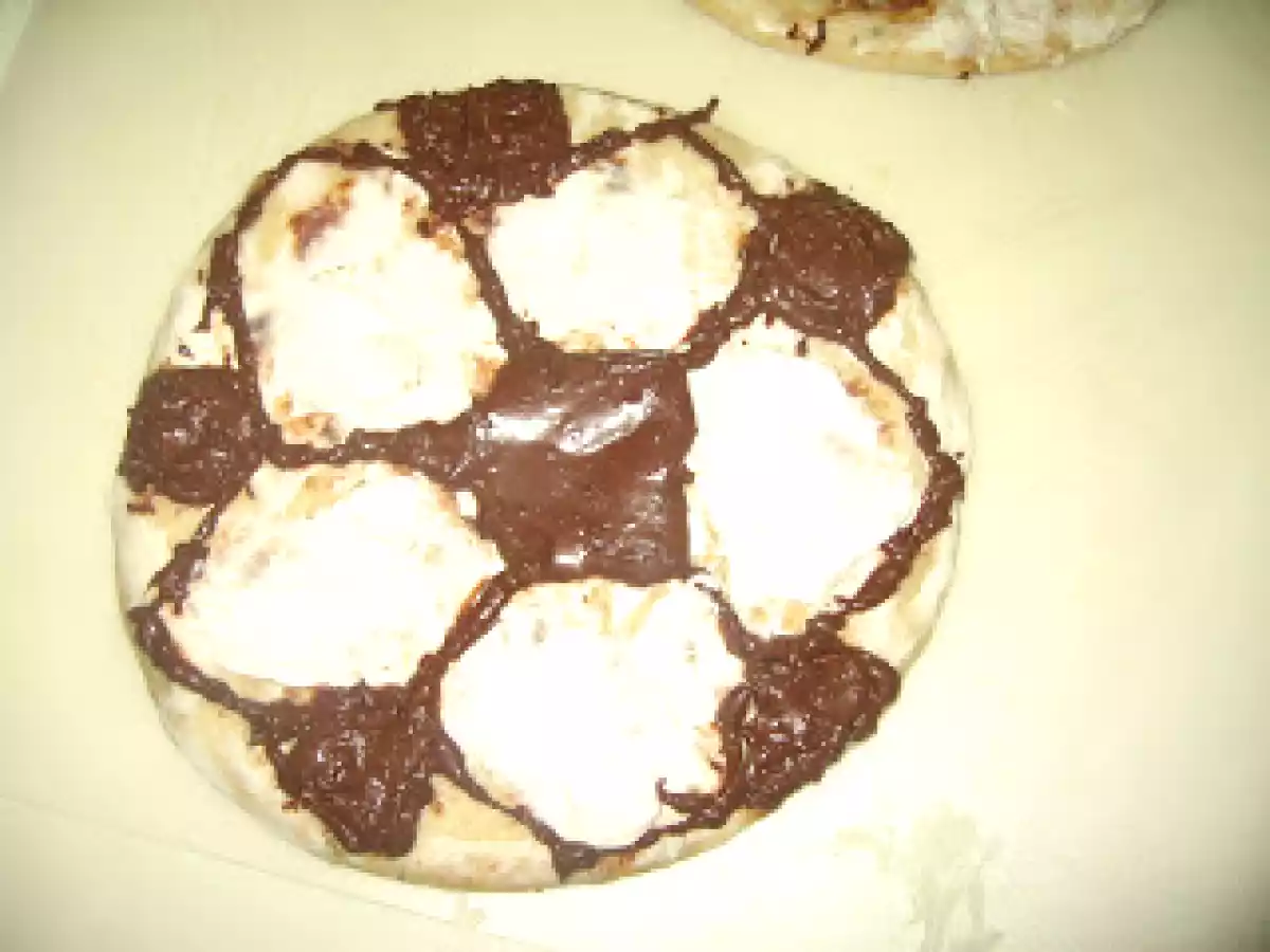 No Bake Chocolate-Cream Cheese Soccer Pizza