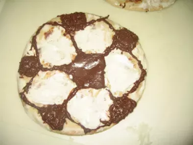 No Bake Chocolate-Cream Cheese Soccer Pizza