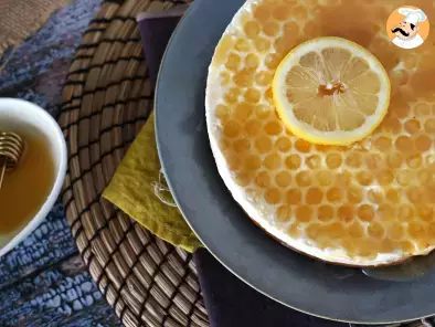 No bake honey cheesecake - with decoration tutorial