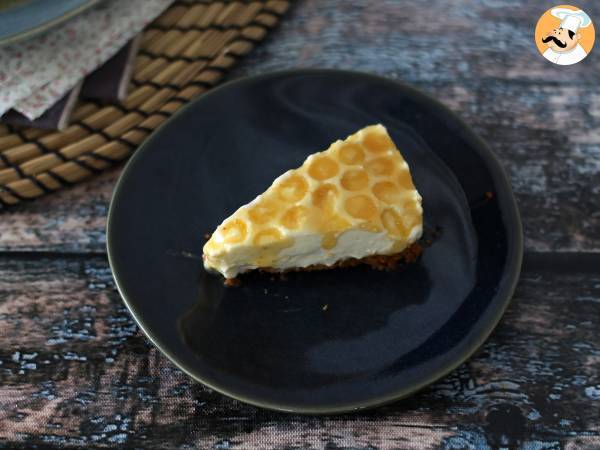 No-bake lemon and honey cheesecake (cake decoration tutorial) - photo 2