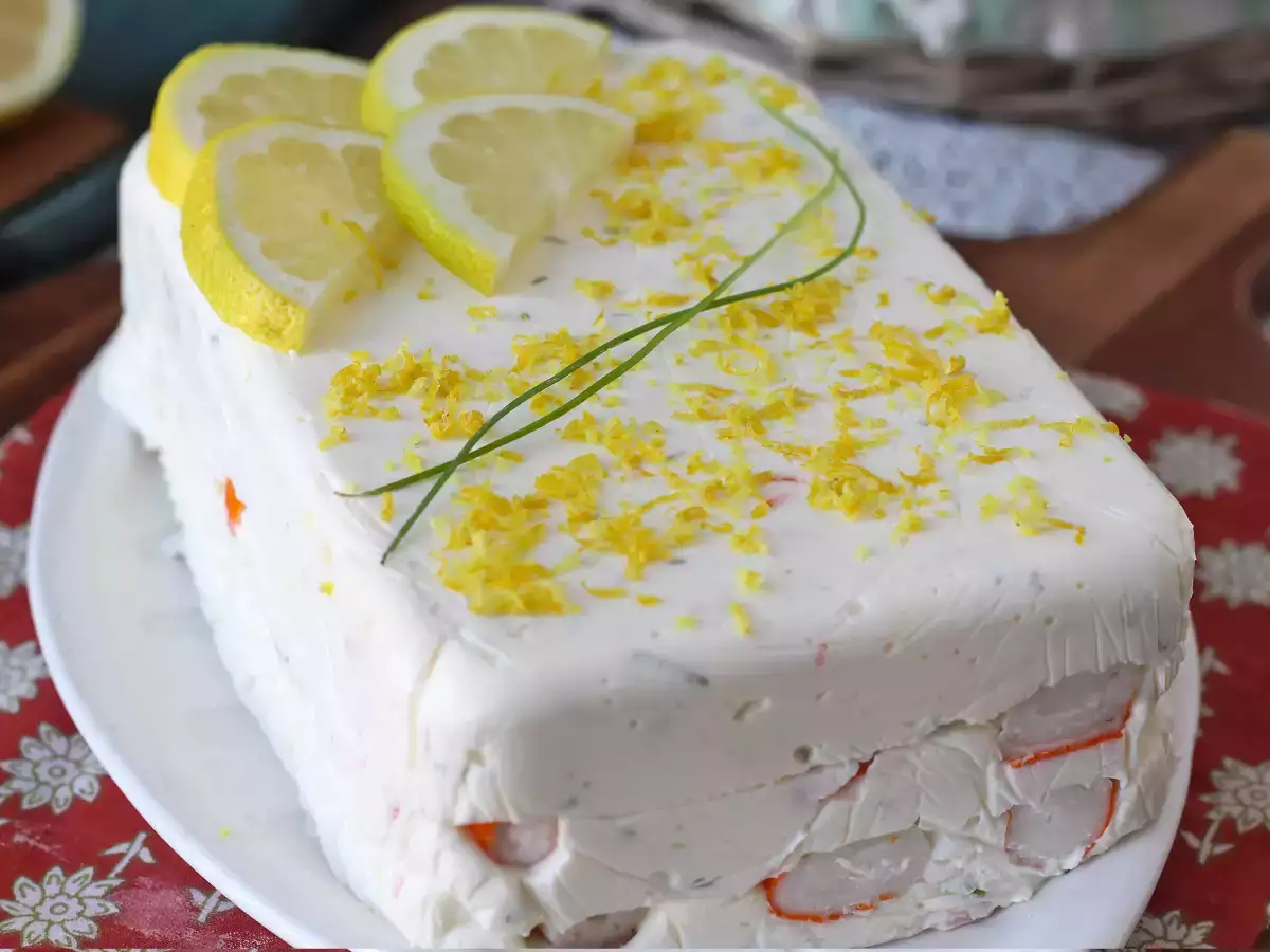 No-bake surimi terrine: an easy cold appetizer perfect for summer - photo 5