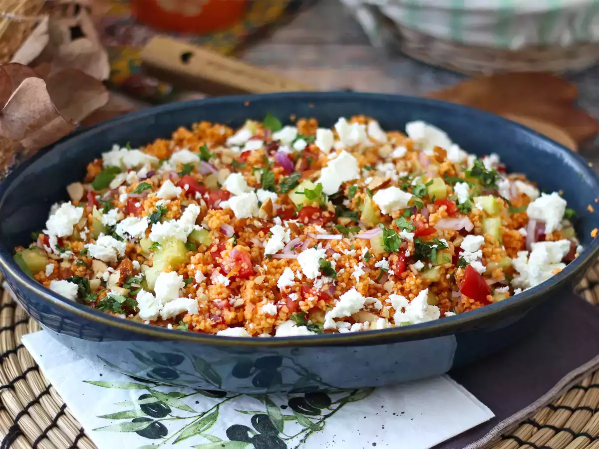 No-cook couscous salad with gazpacho - photo 5