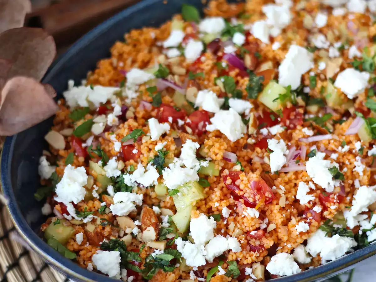 No-cook couscous salad with gazpacho - photo 6