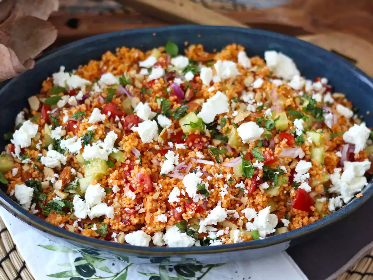 No-cook couscous salad with gazpacho - photo 7