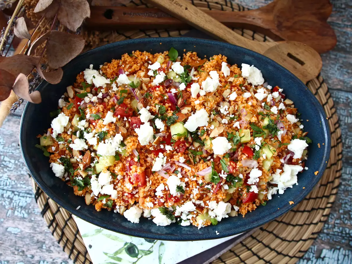 No-cook couscous salad with gazpacho - photo 8