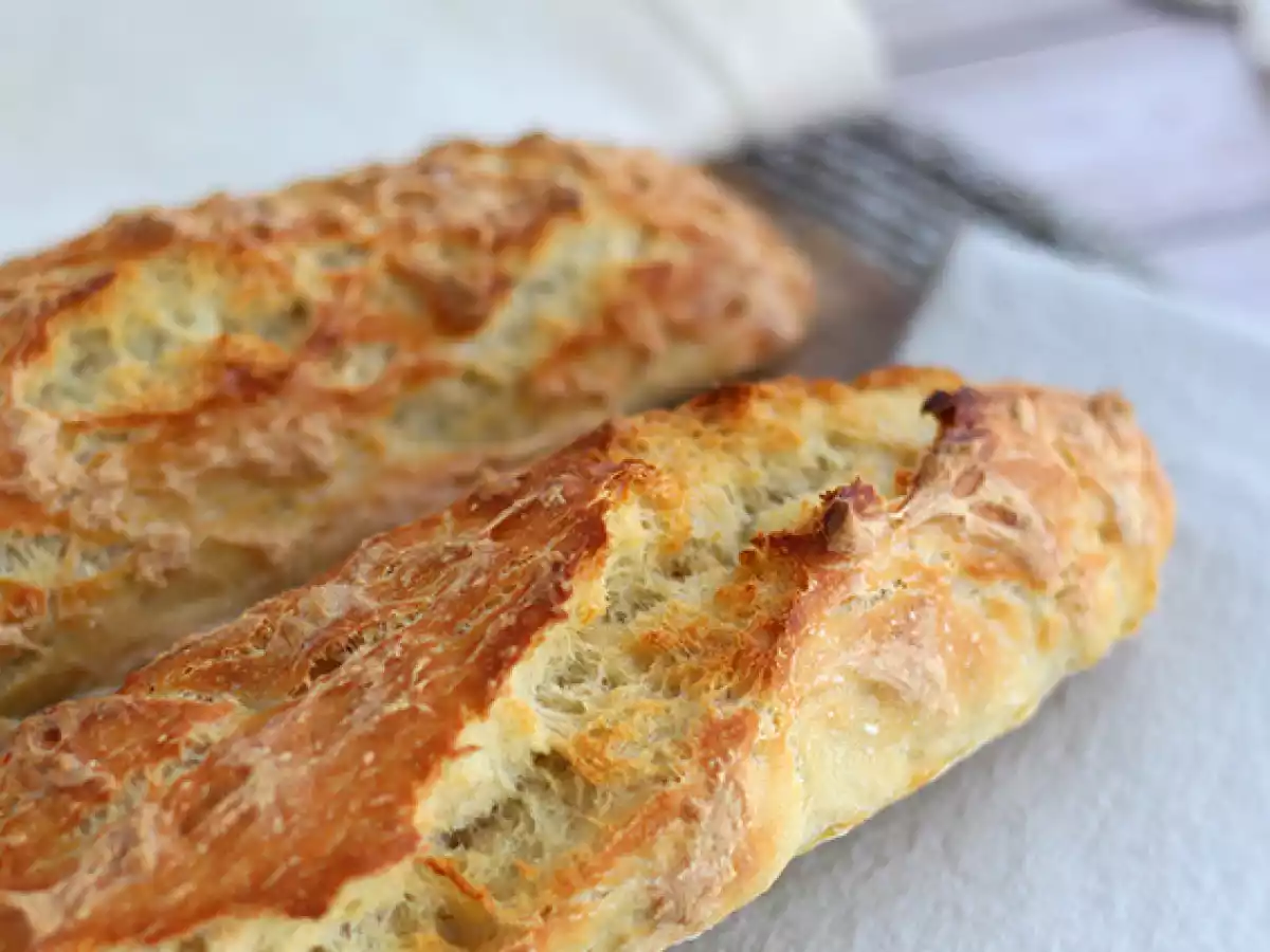 No-knead french baguettes - photo 3