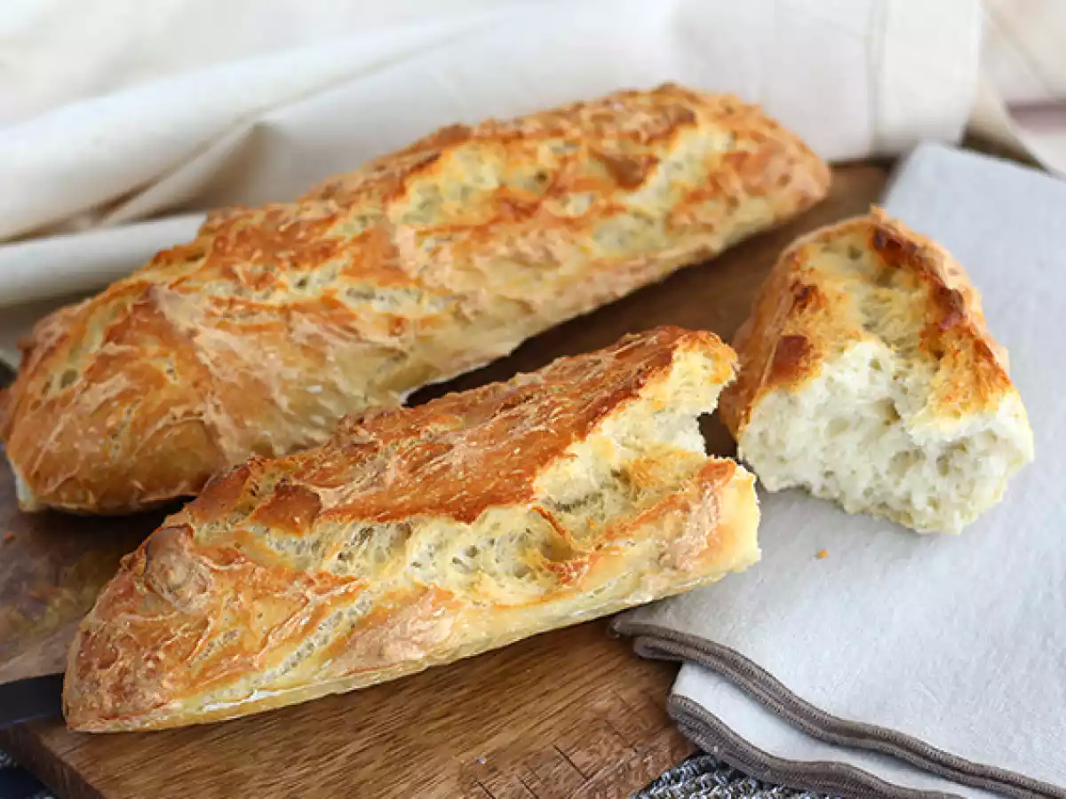 No-knead french baguettes - photo 4