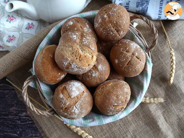 No knead mini breads - crispy and soft result! - photo 3