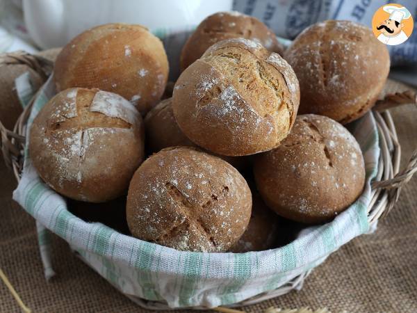 No knead mini breads - crispy and soft result! - photo 4