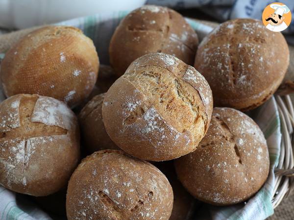 No knead mini breads - crispy and soft result! - photo 6