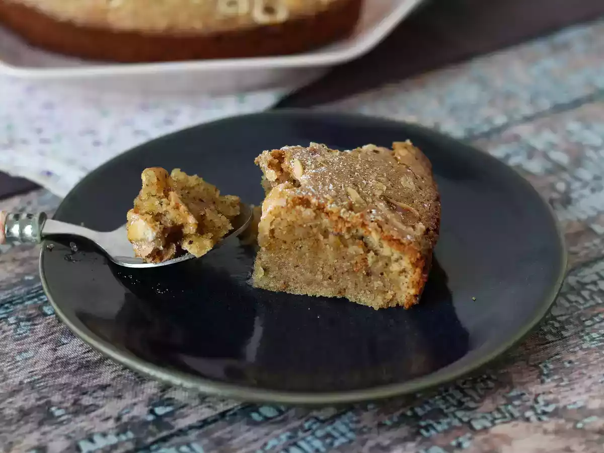 Noisetier, the fondant and crunchy hazelnut cake with 5 ingredients only! - photo 3