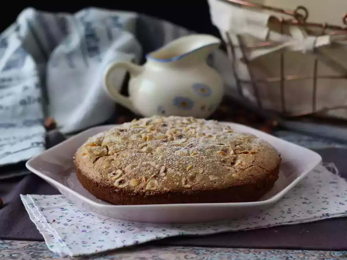 Noisetier, the fondant and crunchy hazelnut cake with 5 ingredients only! - photo 7