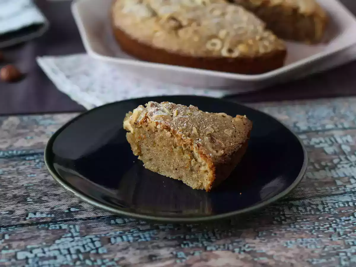 Noisetier, the fondant and crunchy hazelnut cake with 5 ingredients only! - photo 8