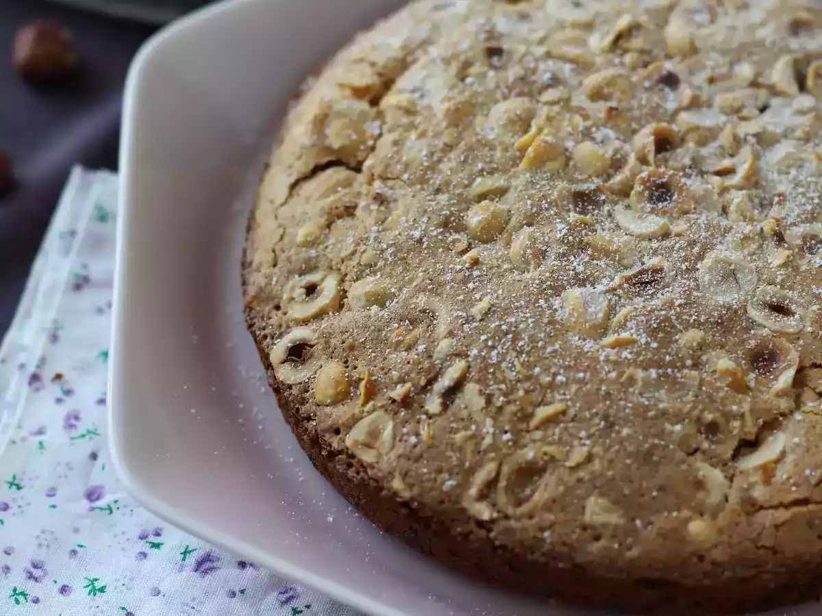 Noisetier, the fondant and crunchy hazelnut cake with 5 ingredients only! - photo 9