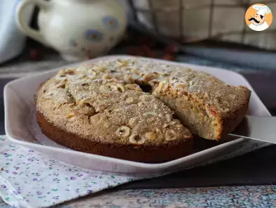 Noisetier, the fondant and crunchy hazelnut cake with 5 ingredients only!