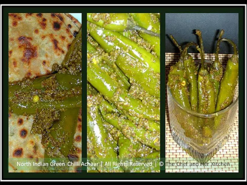 North Indian Green Chilli Achaar(Pickle) - photo 2