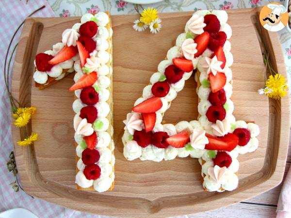 Number cake or tarte chiffres