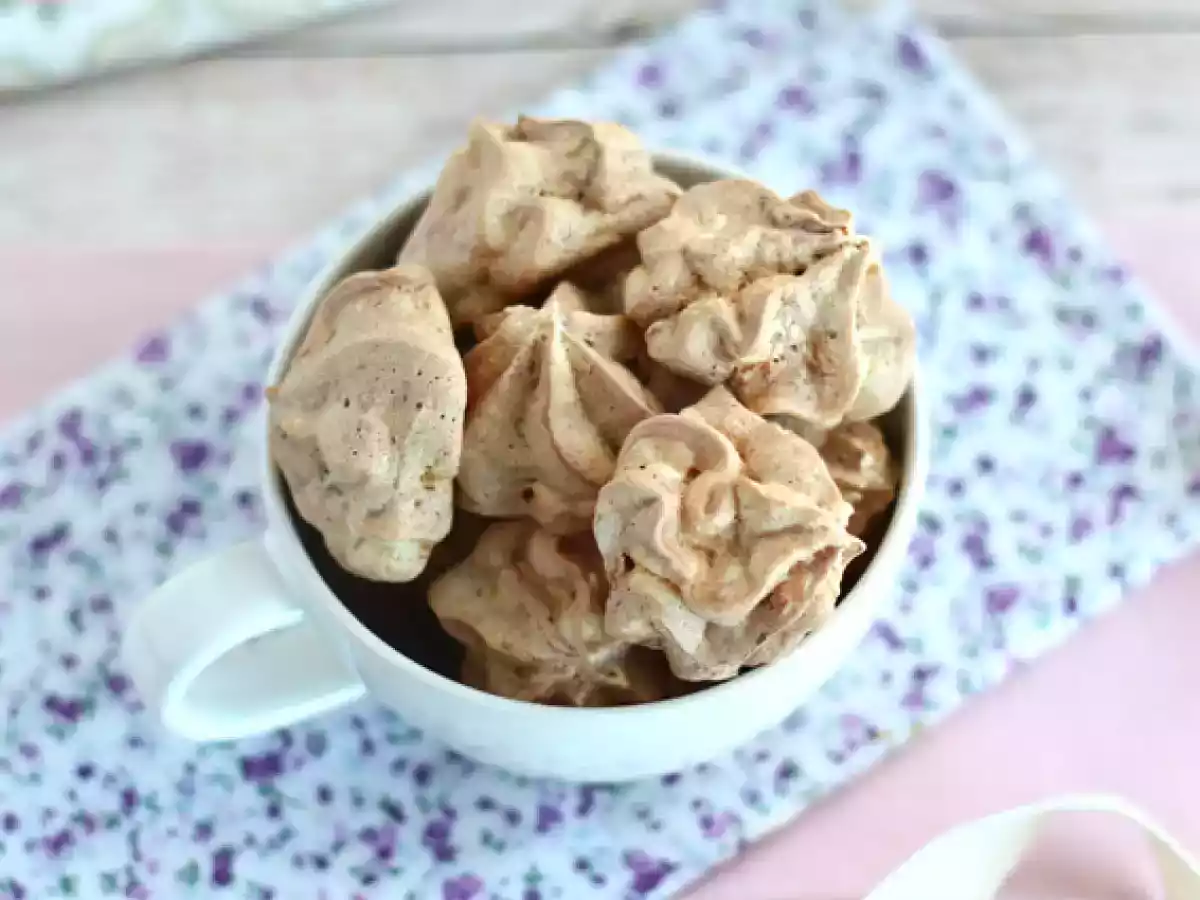 Nutella meringue cookies - photo 3