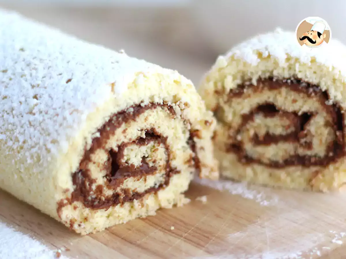 Nutella roll cake - photo 2