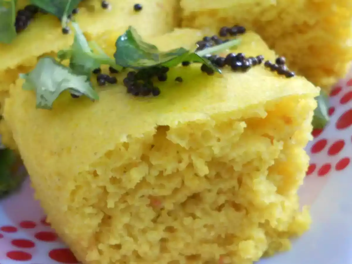 Nylon Khaman (Steamed chickpea cake) - photo 2