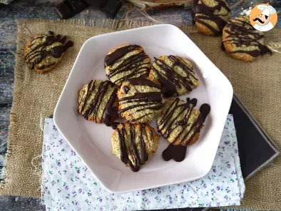 Oat okara cookies with chocolate, photo 4