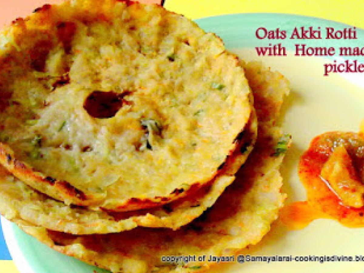 Oats Akki Rotti