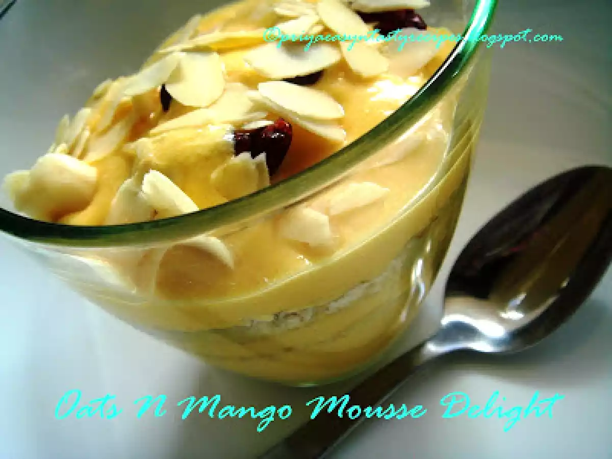 Oats N Mango Mousse Delight