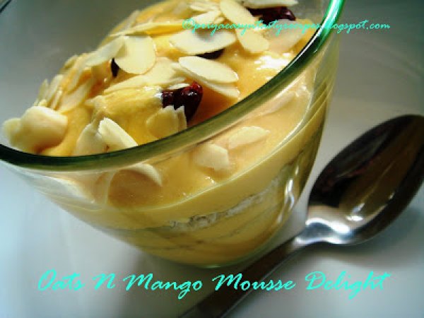 Oats N Mango Mousse Delight