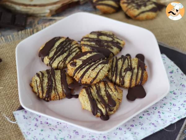 Okara oat cookies with chocolate - photo 3